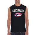 thumbnail image 1 of Men's Graphic T-Shirt Sleeveless - Cincinnati, 1 of 5