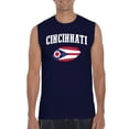 thumbnail image 1 of Men's Graphic T-Shirt Sleeveless - Cincinnati, 1 of 5