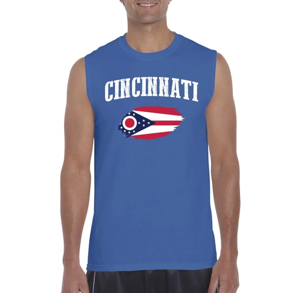 Men's Graphic T-Shirt Sleeveless - Cincinnati