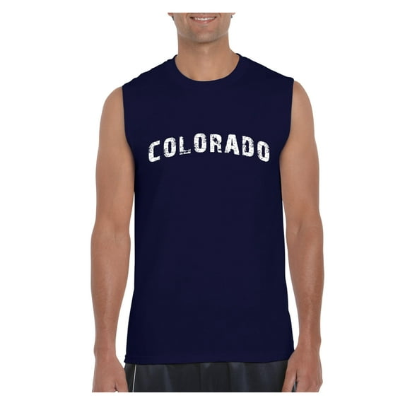 Men's Graphic T-Shirt Sleeveless - Colorado