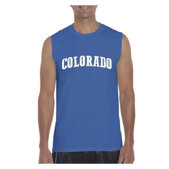 Men's Graphic T-Shirt Sleeveless - Colorado