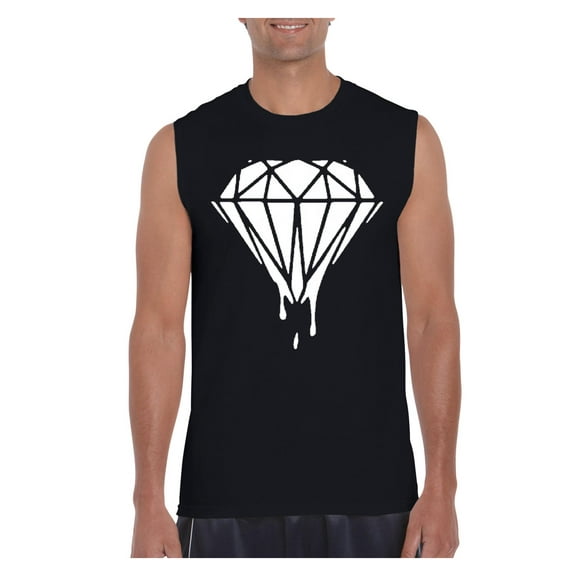 Men's Graphic T-Shirt Sleeveless - Diamond