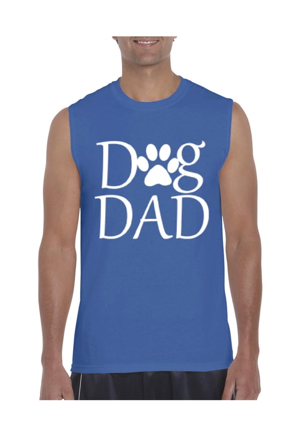 Men's Graphic T-Shirt Sleeveless - Dog Dad