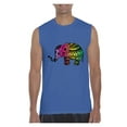 thumbnail image 1 of Men's Graphic T-Shirt Sleeveless - Elephant, 1 of 5