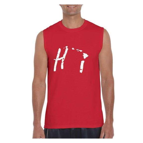 Men's Graphic T-Shirt Sleeveless - Hawaii