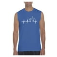 thumbnail image 1 of Men's Graphic T-Shirt Sleeveless - Heartbeat Horses, 1 of 5