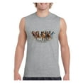 thumbnail image 1 of Men's Graphic T-Shirt Sleeveless - Horses Herd, 1 of 5