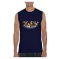 thumbnail image 1 of Men's Graphic T-Shirt Sleeveless - Horses Herd, 1 of 5