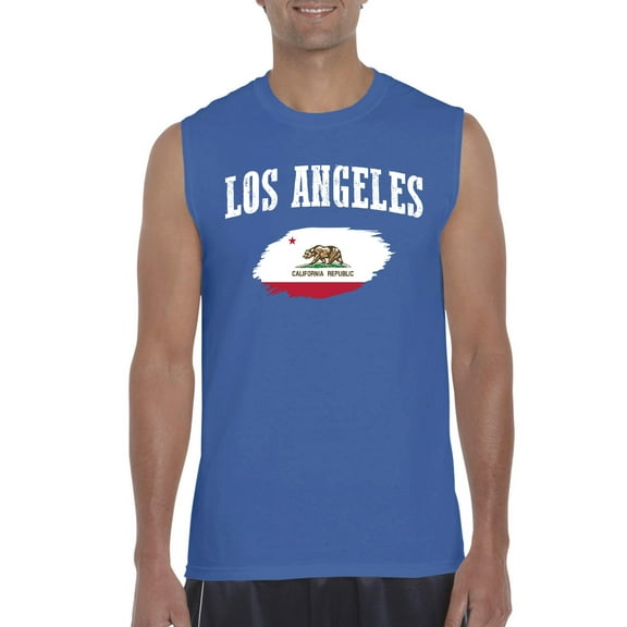 Men's Graphic T-Shirt Sleeveless - Los Angeles