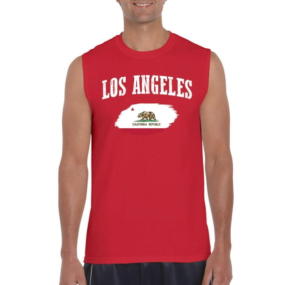 Men's Graphic T-Shirt Sleeveless - Los Angeles