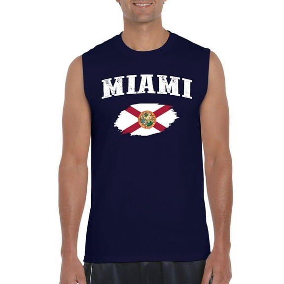 Men's Graphic T-Shirt Sleeveless - Miami