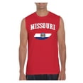 thumbnail image 1 of Men's Graphic T-Shirt Sleeveless - Missouri Flag, 1 of 5