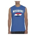 thumbnail image 1 of Men's Graphic T-Shirt Sleeveless - Missouri Flag, 1 of 5