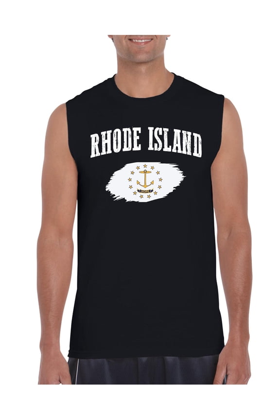 Men's Graphic T-Shirt Sleeveless - Rhode Island