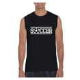 thumbnail image 1 of Men's Graphic T-Shirt Sleeveless - Soccer Balls, 1 of 5