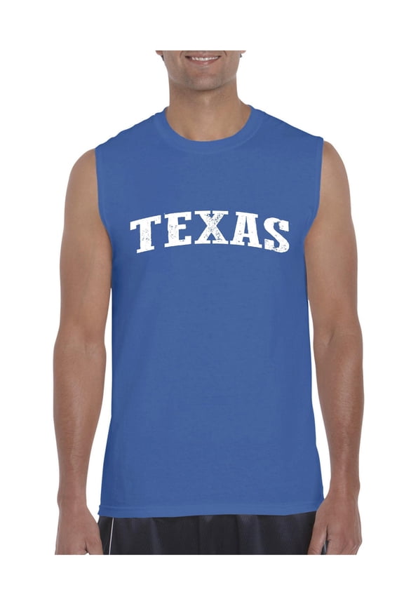 Men's Graphic T-Shirt Sleeveless - Texas