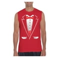 thumbnail image 1 of Men's Graphic T-Shirt Sleeveless - Tuxedo Prom Costume, 1 of 5