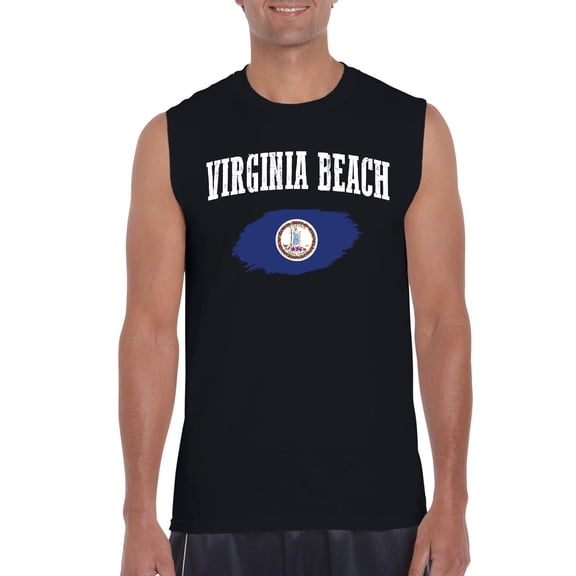 Men's Graphic T-Shirt Sleeveless - Virginia Beach