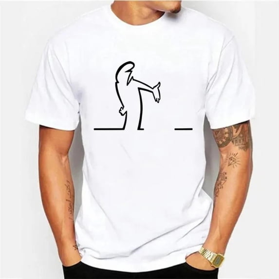 Men's Graphic T-Shirts,Funny Humor Print Tee Tops,Comfortable Premium T-Shirt,Crew neck,Causal,cotton,white,S-5XL
