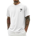 thumbnail image 1 of Men's Graphic T-Shirts Raglan Short Sleeve Crewneck Casual Summer Beach Wear Athletic Tee Shirts, 1 of 5