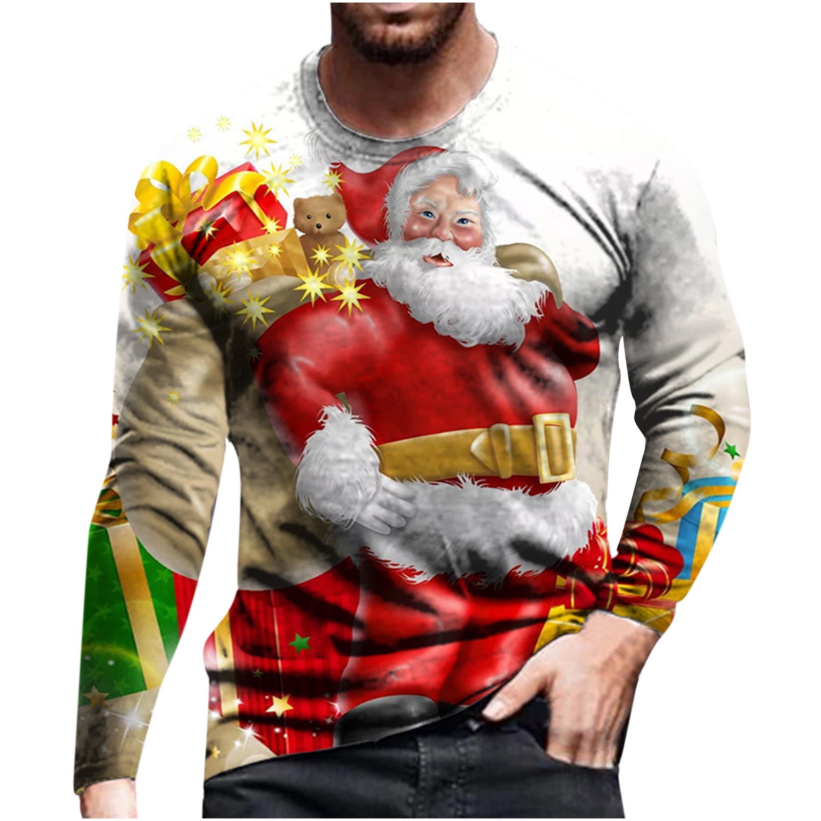 Santa christmas 2025 jumper mens