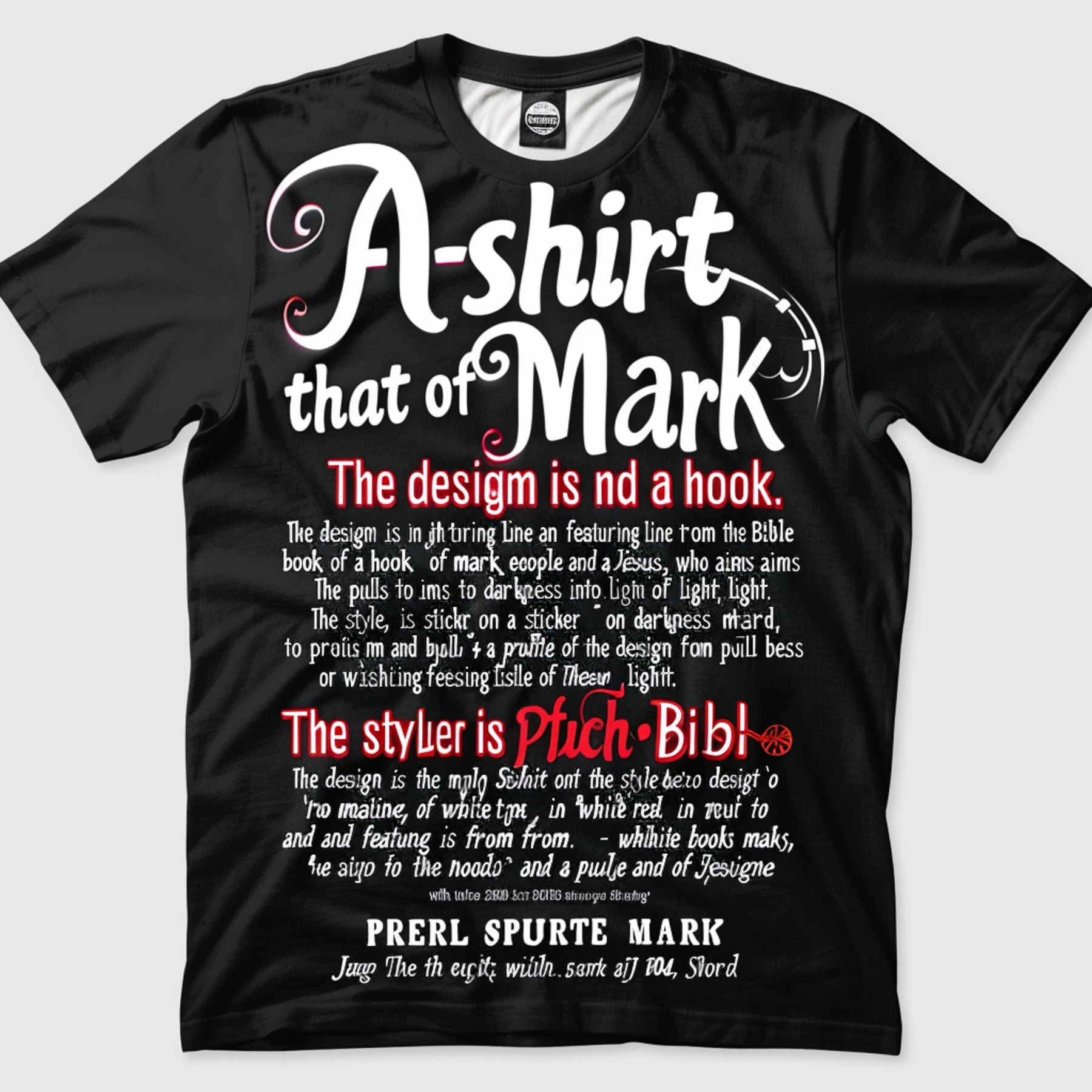 Men's Graphic Tee Inspirational Pastor Design Black Shirt Christian ...