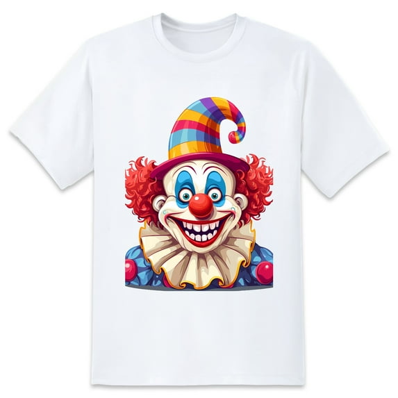 Men's Graphic TeeClown (5) Letter Print T-Shirts Round Neck Short Sleeves Sizes XS-5XL Summer Daily Casual Tops