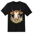thumbnail image 1 of Men's Graphic TeeCow (10) Letter Print T-Shirts Round Neck Short Sleeves Sizes XS-5XL Summer Daily Casual Tops, 1 of 1