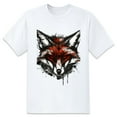 thumbnail image 1 of Men's Graphic TeeFox (1) Letter Print T-Shirts Round Neck Short Sleeves Sizes XS-5XL Summer Daily Casual Tops, 1 of 1