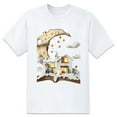 thumbnail image 1 of Men's Graphic TeeMoon (13) Letter Print T-Shirts Round Neck Short Sleeves Sizes XS-5XL Summer Daily Casual Tops, 1 of 5