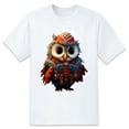 thumbnail image 1 of Men's Graphic TeeOwl (7) Letter Print T-Shirts Round Neck Short Sleeves Sizes XS-5XL Summer Daily Casual Tops, 1 of 1