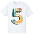 thumbnail image 1 of Men's Graphic TeePainting (7) Letter Print T-Shirts Round Neck Short Sleeves Sizes XS-5XL Summer Daily Casual Tops, 1 of 1
