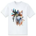 thumbnail image 1 of Men's Graphic TeePaintingFox Letter Print T-Shirts Round Neck Short Sleeves Sizes XS-5XL Summer Daily Casual Tops, 1 of 1