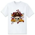 thumbnail image 1 of Men's Graphic TeeSkull (7) Letter Print T-Shirts Round Neck Short Sleeves Sizes XS-5XL Summer Daily Casual Tops, 1 of 1