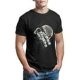 thumbnail image 1 of Men's Graphic Tees Astronaut T-Shirts - Cool Design Graphic T Shirts for Men, 1 of 5