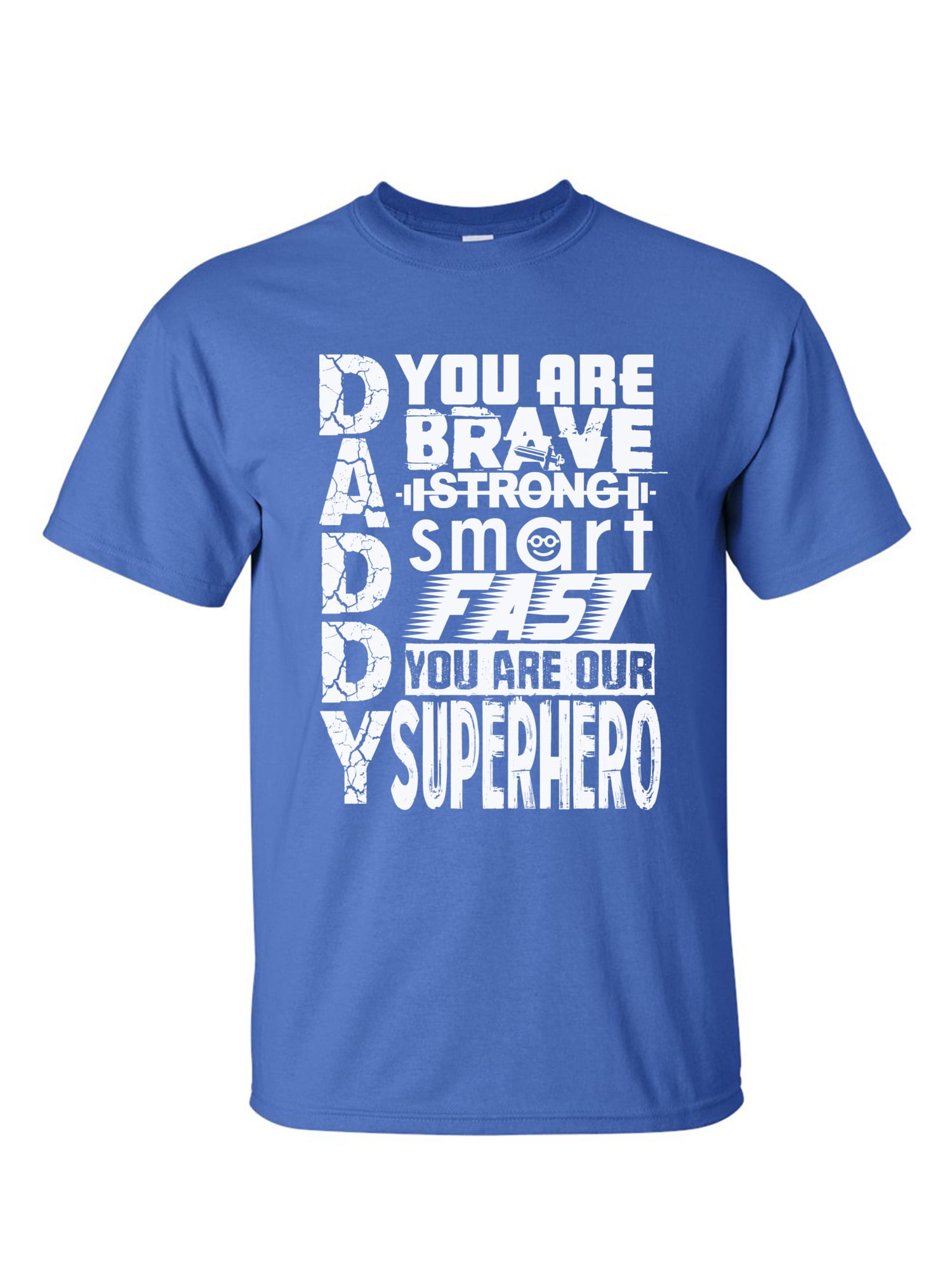 T-shirt Cadeau Fête Des Pères - « Super Hero Dad » - Unisexe - Noir - Neuf Avec étiquettes