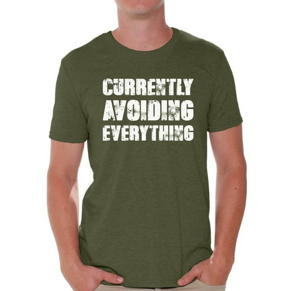 Graphic Tee - Currently Avoiding Everything Funny Shirts