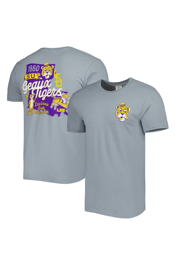 Men's Graphite LSU Tigers Vault State Comfort T-Shirt