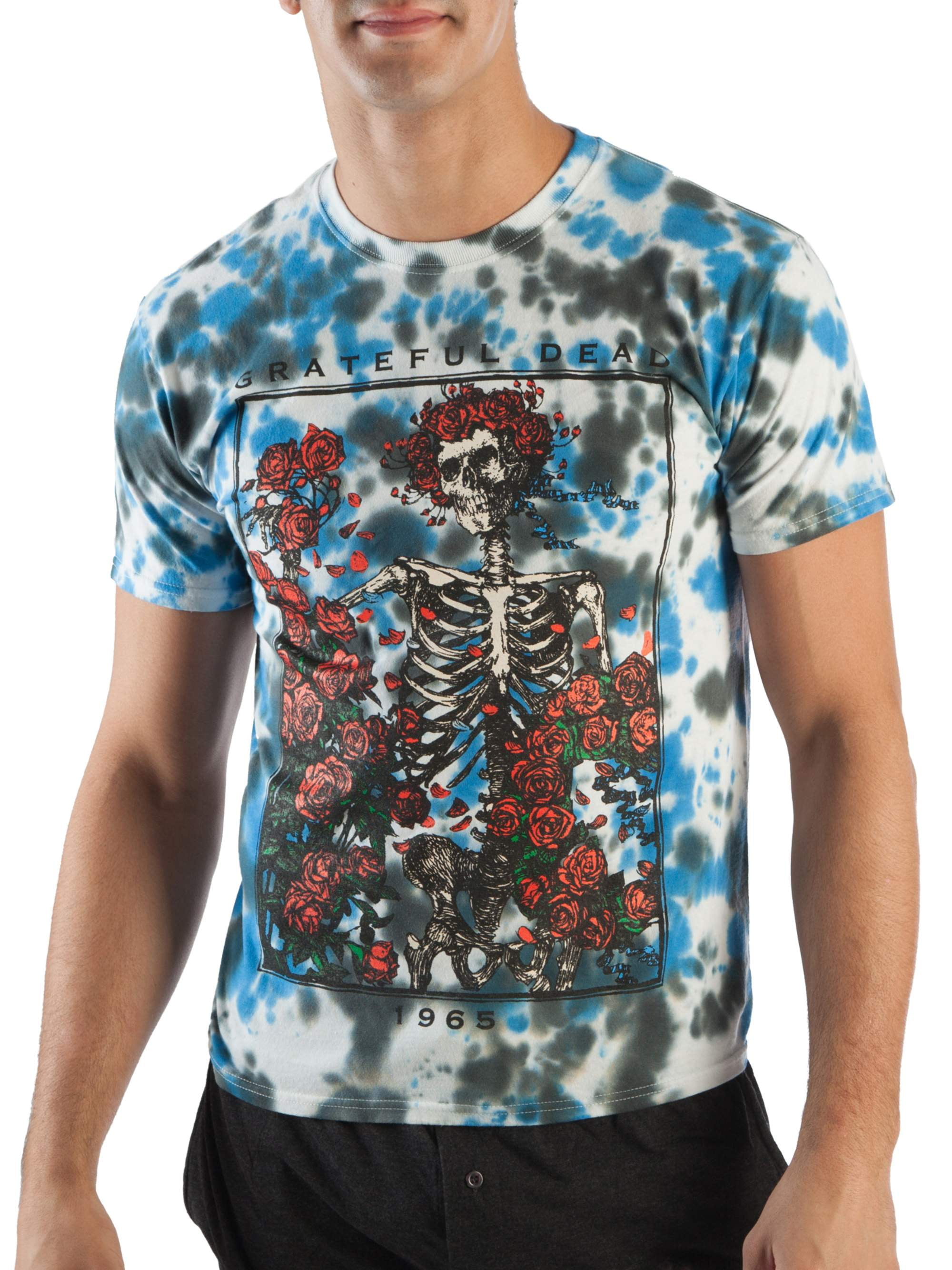 Grateful Dead Rose Skull 1965 Short-Sleeve T-Shirt- Small