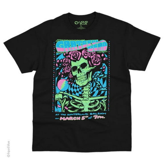 Grateful Dead Bertha Blacklight Mens T-shirt