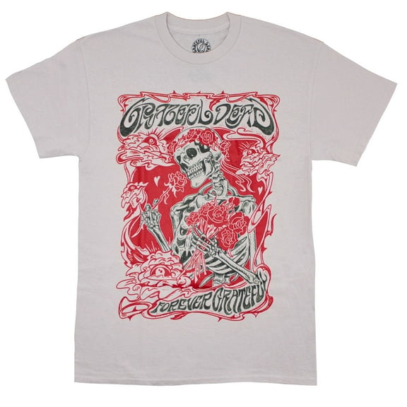 Men's Grateful Dead Bertha Forever Grateful T-shirt Small Tan