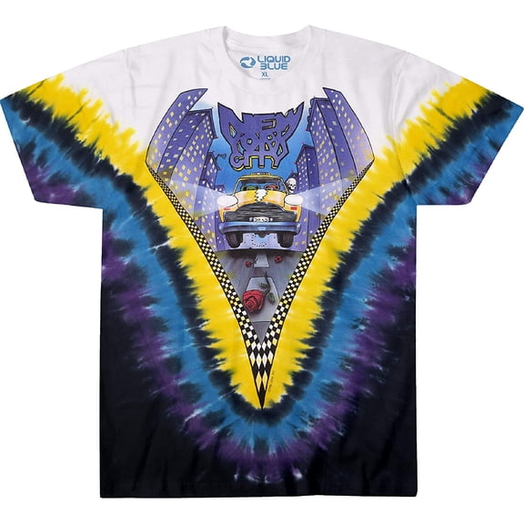 Men's Grateful Dead GD Taxi Tie Dye T-shirt Medium Multi