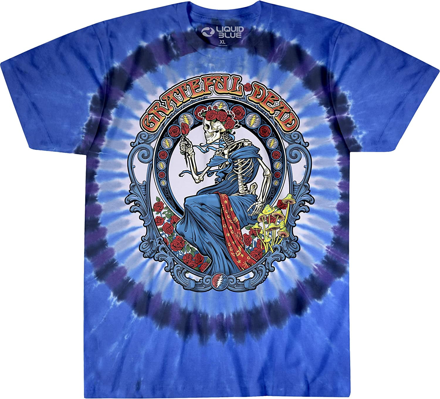 Grateful Dead Bertha Telaio Multi Dip Dye Ufficiale Merce T-Shirt - Foto 2