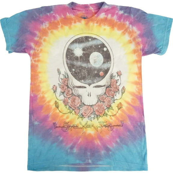 Men's Grateful Dead Vintage Space Your Face Tie Dye T-shirt X-Large Multi