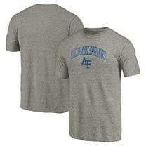 Men's Gray Air Force Falcons Arched City Tri-Blend T-Shirt