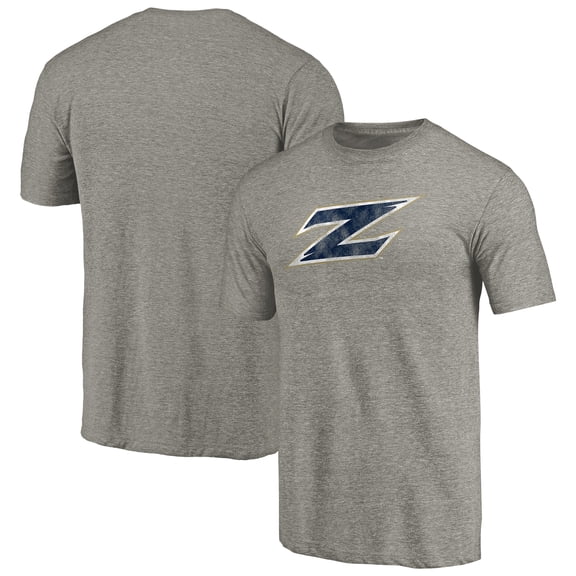 Men's Gray Akron Zips Classic Primary Tri-Blend T-Shirt