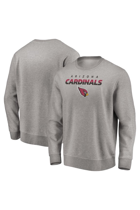 Men's Gray Arizona Cardinals Elevate Play Pullover Sweatshirt