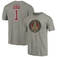 thumbnail image 1 of Men's Gray Atlanta United FC Greatest Dad Tri-Blend T-Shirt, 1 of 3