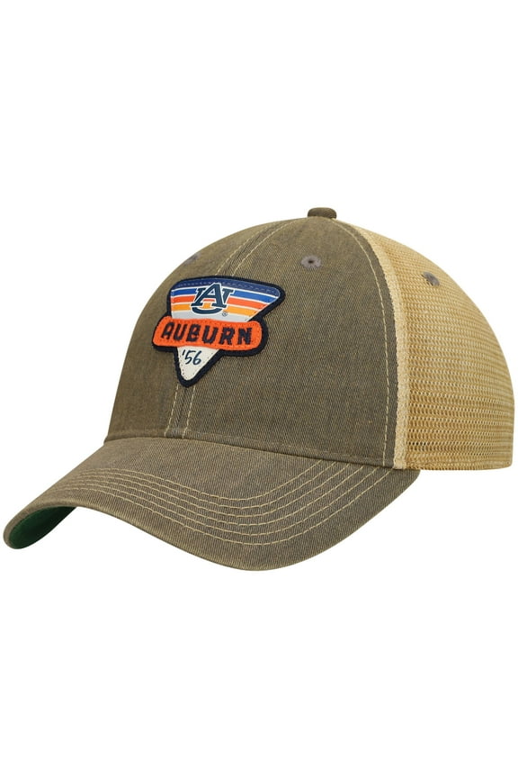 Men's Gray Auburn Tigers Legacy Point Old Favorite Trucker Snapback Hat