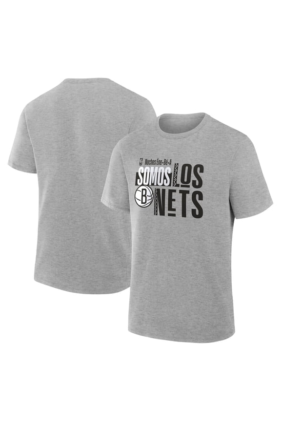 Men's Gray Brooklyn Nets Noches Training T-Shirt